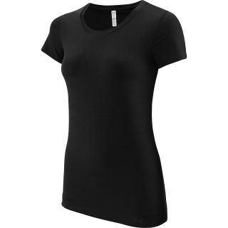 UNDER ARMOUR Womens HeatGear Sonic Jacquard Short Sleeve T Shirt   Size Small,