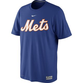 NIKE Mens New York Mets AC Dri FIT Legend Logo Short Sleeve T Shirt   Size: