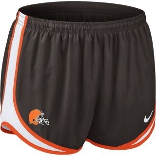 NIKE Womens Cleveland Browns Tempo Dri FIT Running Shorts   Size: Large