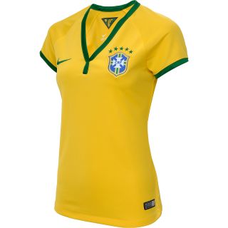 NIKE Womens 2013/14 Brasil Stadium Replica Soccer Jersey   Size: Large,