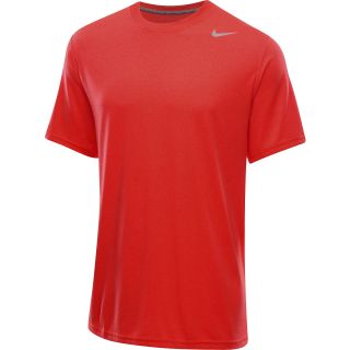 NIKE Mens Dri FIT Legend Short Sleeve Tee   Size Large, Gym Red/grey