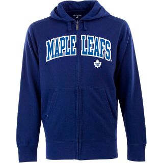 Antigua Mens Toronto Maple Leafs Full Zip Hooded Applique Sweatshirt   Size: