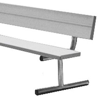 Sport Supply Group Surface Mount Bench with Back 7.5 Feet   Size: 7.5 Foot,