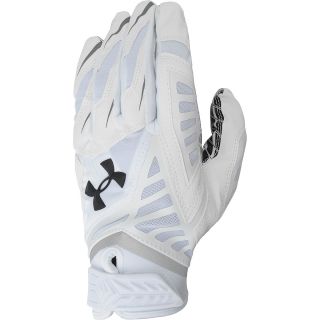 UNDER ARMOUR Adult Nitro Warp Football Receiver Gloves   Size: Large, White