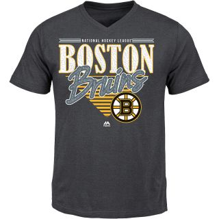 MAJESTIC ATHLETIC Mens Boston Bruins Clear Shot Short Sleeve T Shirt   Size: