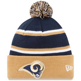 NEW ERA Youth St. Louis Rams On Field Sport Knit Hat   Size: Youth, Navy