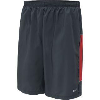 NIKE Mens 9 Woven Warm Up Running Shorts   Size: Medium, Anthracite/red