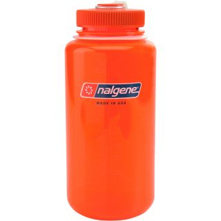 NALGENE Wide Mouth Water Bottle   32 oz   Size: 32oz, Orange
