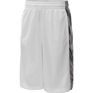 NIKE Mens Sequalizer Basketball Shorts   Size Xl, White/grey