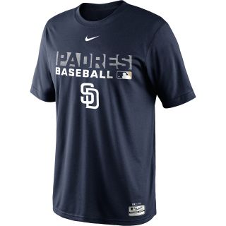 NIKE Mens San Diego Padres Dri FIT Legend Team Issue Short Sleeve T Shirt  