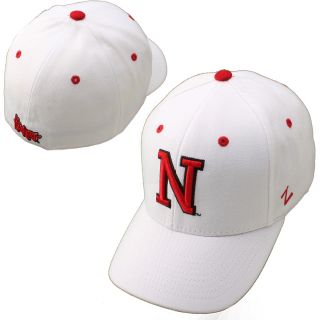 Zephyr Nebraska Cornhuskers DH Fitted Hat   White   Size: 7, Nebraska