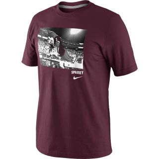NIKE Mens Arizona State Sun Devils Mascot Photo Short Sleeve T Shirt   Size: