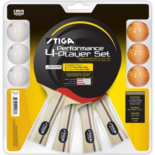 Stiga Performance Four Player Table Tennis Set (T1364)
