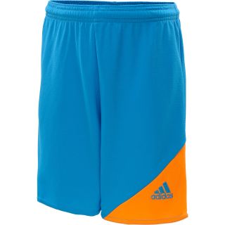 adidas Boys Striker 13 Soccer Shorts   Size: Medium, Solar Blue/orange