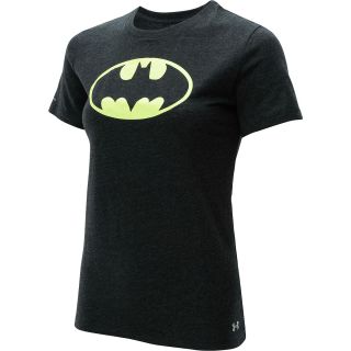 UNDER ARMOUR Womens Alter Ego Batgirl Tri Blend Short Sleeve T Shirt   Size: