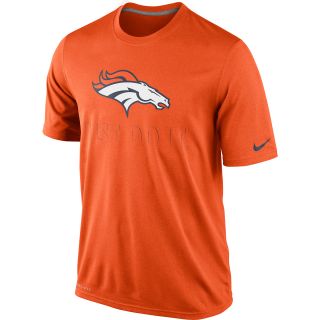 NIKE Mens Denver Broncos Legend Just Do It Dri FIT Short Sleeve T Shirt   Size: