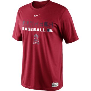 NIKE Mens Anaheim Angels Dri FIT Legend Team Issue Short Sleeve T Shirt   Size