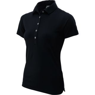 NIKE Womens Jersey Short Sleeve Golf Polo   Size: Xl, Black