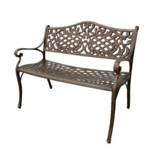 Oakland Living Mississippi Settee Patio Bench 2107 AB
