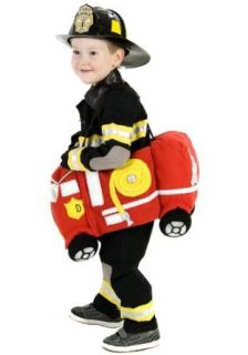 Kid's Ride In Fire Truck Costume   One Size Fits Most (Standard) Clothing
