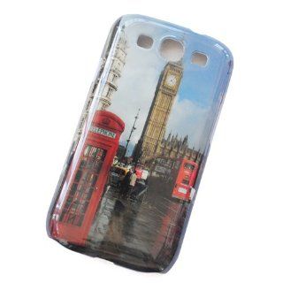 ke Retro the City of London Style Pattern Samsung Galaxy S3 S III SGH I747 I9300 Snap on Hard Case Back Cover: Cell Phones & Accessories