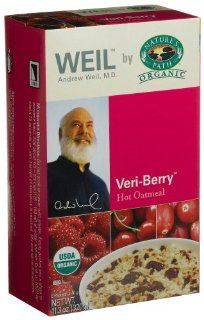 Weil By Nature's Path Organic Veri berry Hot Oatmeal, 11.3 Ounce Boxes (Pack of 6) : Oatmeal Breakfast Cereals : Grocery & Gourmet Food