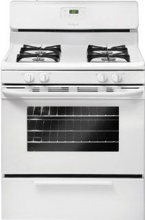 Frigidaire FFGF3015L 30" Freestanding Gas Range with Ready Select Controls and Sealed Gas Burners, White: Kitchen & Dining