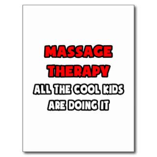 Funny Massage Therapist Shirts and Gifts Post Card