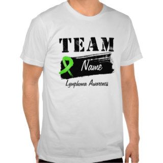 Custom Team Name   Lymphoma T shirts