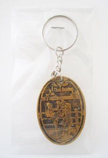Beautiful Gifts Muay Thai Boxing Resin Keychains Key Ring for Men Teens (Gold Color) : Key Tags And Chains : Office Products
