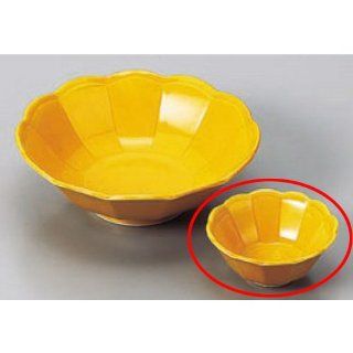 bowl kbu050 20 542 [3.08 x 1.38 inch] Japanese tabletop kitchen dish Sashimi yellow flower Chiyo mouth [7.8x3.5cm] dining Japanese restaurant business kbu050 20 542: Bowls: Kitchen & Dining