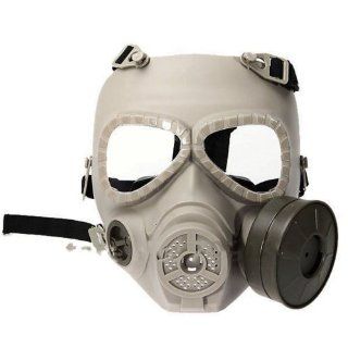 Durable MO4 Nuclear War Crisis Series Protector Gas Mask Paintball and Airsoft WITH Fan Color : Beige: Safety Respirators: Industrial & Scientific