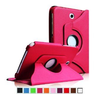 Fintie (Orange) 360 Degrees Rotating Case Cover (With Dual Auto Sleep/Wake Feature) for Samsung Galaxy Note 8.0 inch Tablet GT N5100 / N5110  Multiple Color Options: Computers & Accessories