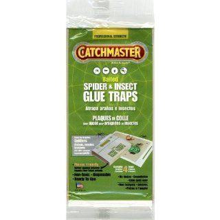 CatchMaster 724 Spider and Insect Glue Trap   4 Professional Strength Traps per Package (3 Pack) : Home Pest Control Traps : Patio, Lawn & Garden