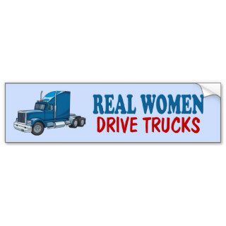 Funny Trucker Bumper Sticker