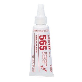 Loctite 565 Threadlocker   White Liquid 50 ml Tube   Shear Strength 145 psi, Tensile Strength 25 psi [PRICE is per TUBE]