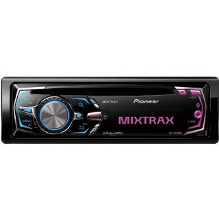 Pioneer Single DIN In Dash CD/MP3/USB Car Stereo Receiver w/ 50W x 4 MOSFET Amplifier, Built In Bluetooth, SiriusXM Ready, Voice Control For iPhone, Enjoy Your Favorite Music In A Non Stop Mix With MIXTRAX, 3 Sets Of Hi Volt RCA Preouts, 5 Band Graphic Equ