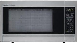 Sharp 1.8 Cu. Ft. Stainless Steel Countertop Microwave R551ZS: Countertop Microwave Ovens: Kitchen & Dining