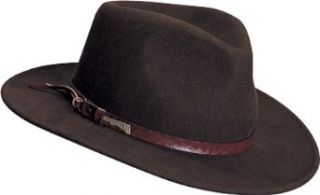 Indiana Jones Men's Outback Fashion Comfort Brim Hat at  Mens Clothing store: Fedoras