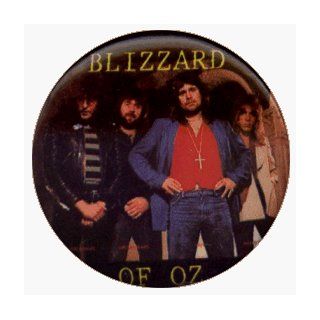 Ozzy Osbourne   Blizzard Of Ozz (Group Shot)   AUTHENTIC 1980's RETRO VINTAGE 1.25" Button / Pin Clothing