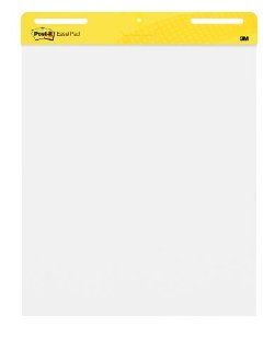 Post it Easel Pad, 25 x 30 Inches, White, 30 Sheets/Pad, 4 Pads/Pack : Post It Flip Charts : Office Products