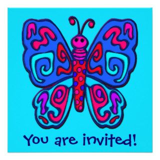 Mod Butterfly Invitation