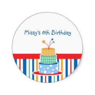 Modern Cake Sticker