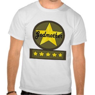 Five Star Godmother Mothers Day Gifts T Shirt