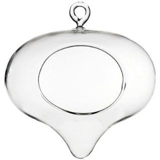 Venus Orb: Heart Shape Glass Hanging Terrarium Candle Holder : Tea Light Holders : Patio, Lawn & Garden