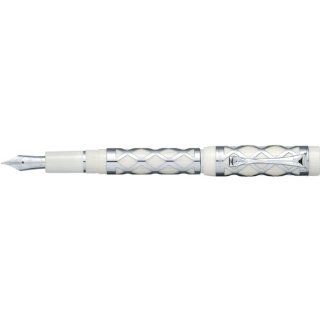 Laban Maya RN 106S .925 Sterling Silver Ivory Fountain Pen Medium   Fine Writing Instruments
