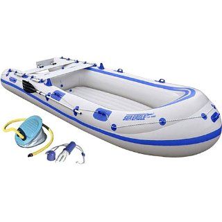 Sea Eagle 124SMB Inflatable Motormount Boat STARTUP Package : Open Water Inflatable Rafts : Sports & Outdoors