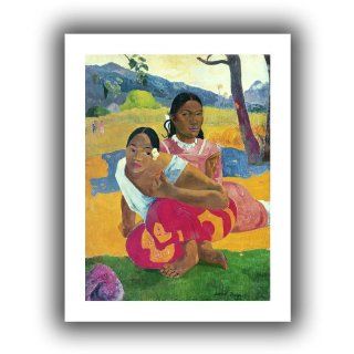 Art Wall 'Nafea Faaipoipo, When are You Getting Married?' Unwrapped Canvas Artwork by Paul Gauguin, 28 by 22 Inch  