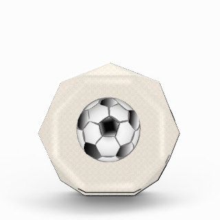 Black and White Soccer Ball Awards