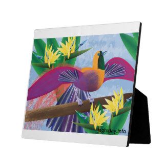Bird of Paradise Plaque
